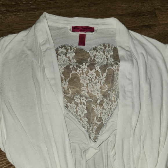 Betsey Johnson Coquette White Robe 🤍 - Picture 6 of 7